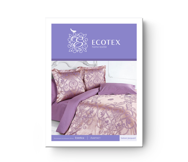 Комплект постельного белья ТМ «Ecotex» сатин жаккард 