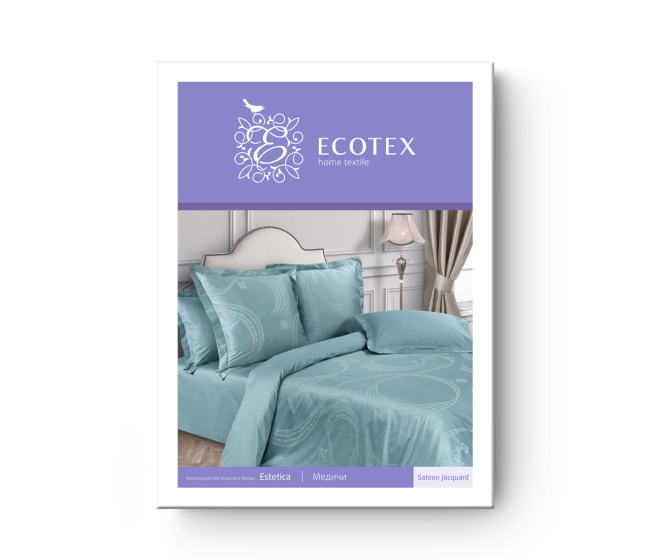 Комплект постельного белья ТМ «Ecotex» Сатин Жаккард 