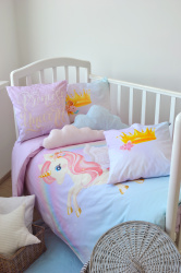 Комплект постельного белья в детскую кроватку цифровая печать 