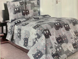 Комплект постельного белья ТМ Блакит "My Kitty" бязь