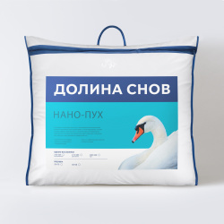 Подушка ТМ Долина снов "Нано пух" 70х70