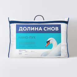 Подушка ТМ Долина снов "Нано пух" 50х70
