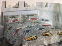 Комплект постельного белья ТМ Блакит "Авторалли" , бязь