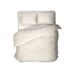 Комплект постельного белья ТМ Блакит лен-сатин  "Пралески"  дуэт