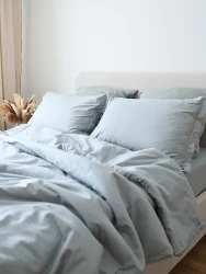 Комплект постельного белья ТМ Блакит сатин жаккард Ментол 2-х сп.- фото2