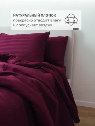 Комплект постельного белья ТМ Блакит страйп сатин противомикробный 