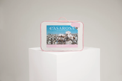 Одеяло ТМ Экотекс Alicante Casarosa хлопковое в сатине 1,5 сп.- фото2