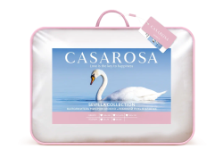 Одеяло ТМ Экотекс Cosarosa Лебяжий пух в тике 2-х сп.