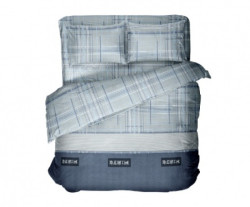 Пододеяльник ТМ Блакит фланель Деним синий 1,5 сп.