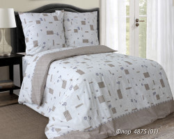 Комплект постельного белья ТМ Блакит  "Флор", бязь , 1.5 сп