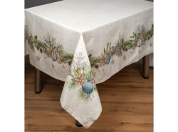 Скатерть ТМ Блакит "Новогодние шары" 220х145