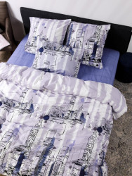 Комплект постельного белья ТМ «Luisa de Rizzo» бязь "Гонконг" семейный