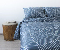Комплект постельного белья ТМ Блакит бязь "Foliage" евро
