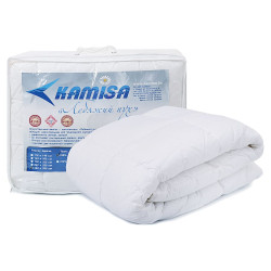 Одеяло ТМ Камиса стеганое Лебяжий пух 2-х сп. сатин- фото