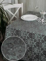Скатерть ТМ Моготекс на стол тканевая водоотталкивающая150х150