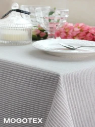 Скатерть ТМ Моготекс тканевая водоотталкивающая 220х150- фото