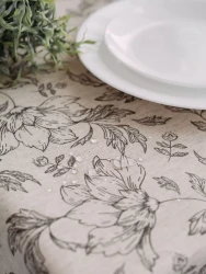 Скатерть на стол ТМ Моготекс тканевая водоотталкивающая 220х150