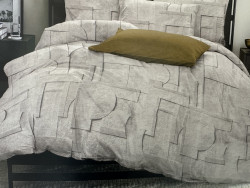 Комплект постельного белья ТМ Сонмаркет, г. Барановичи бязь, "Пазлы" 1,5 сп.