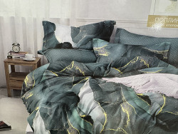 Комплект постельного белья г. Барановичи ТМ Сонмаркет  "Малахитовый узор" поплин 2-х сп.