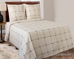 Комплект постельного белья ТМ "Блакит", г. Барановичи "Cell" Бязь, Евро